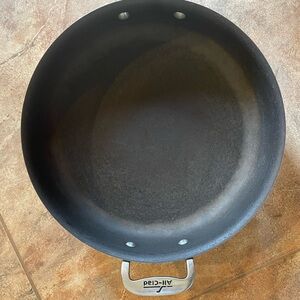 12 Inch All Claud NS Pro Nonstick Sauté Pan Black Non-Stick 6 Quarts